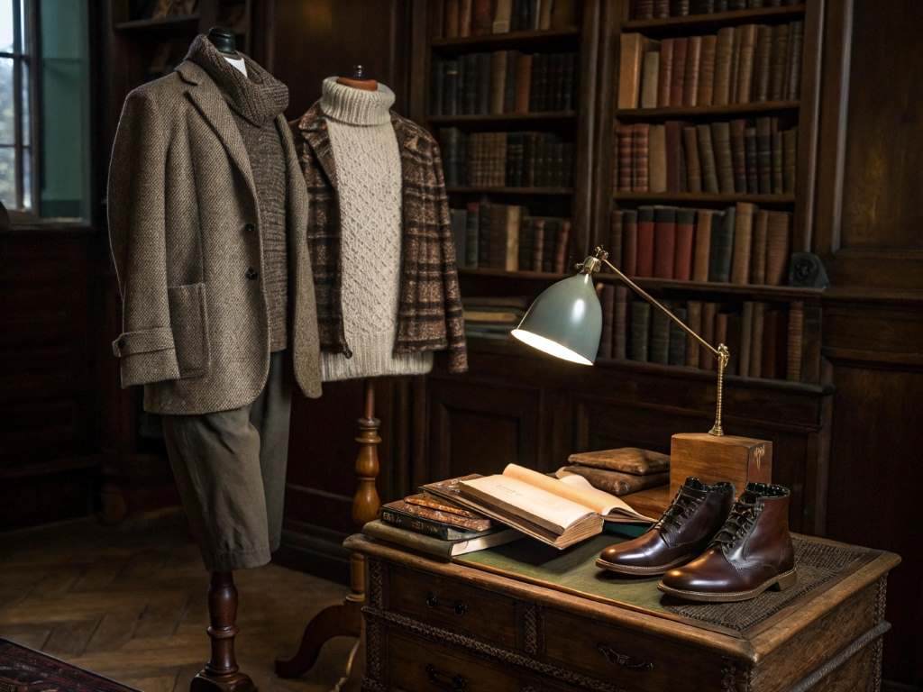 key elements of Dark Academia fashion