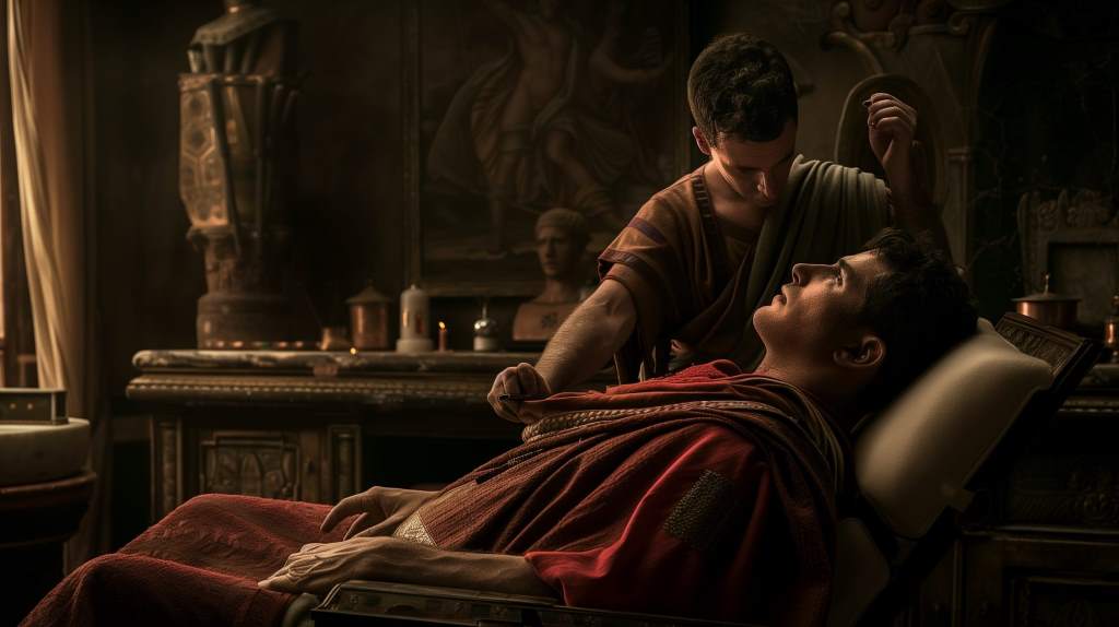 men's grooming in ancient Rome