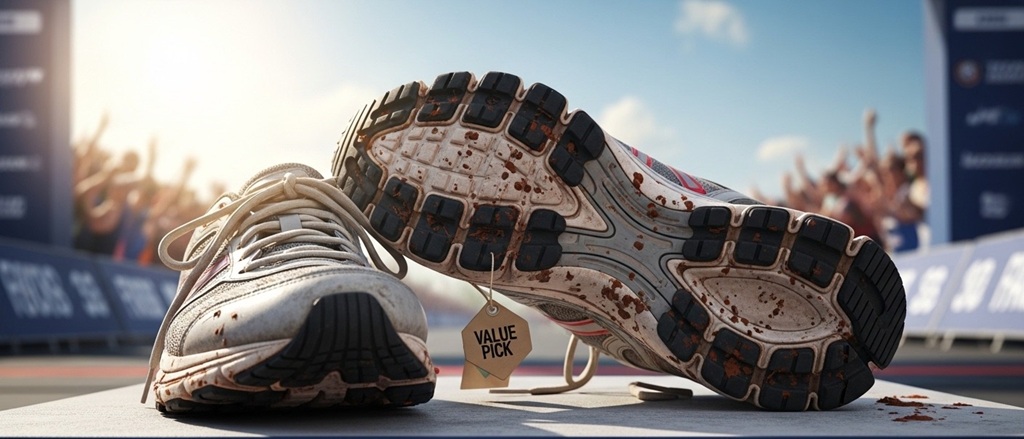 Budget athletic shoes designed for comfortable road running