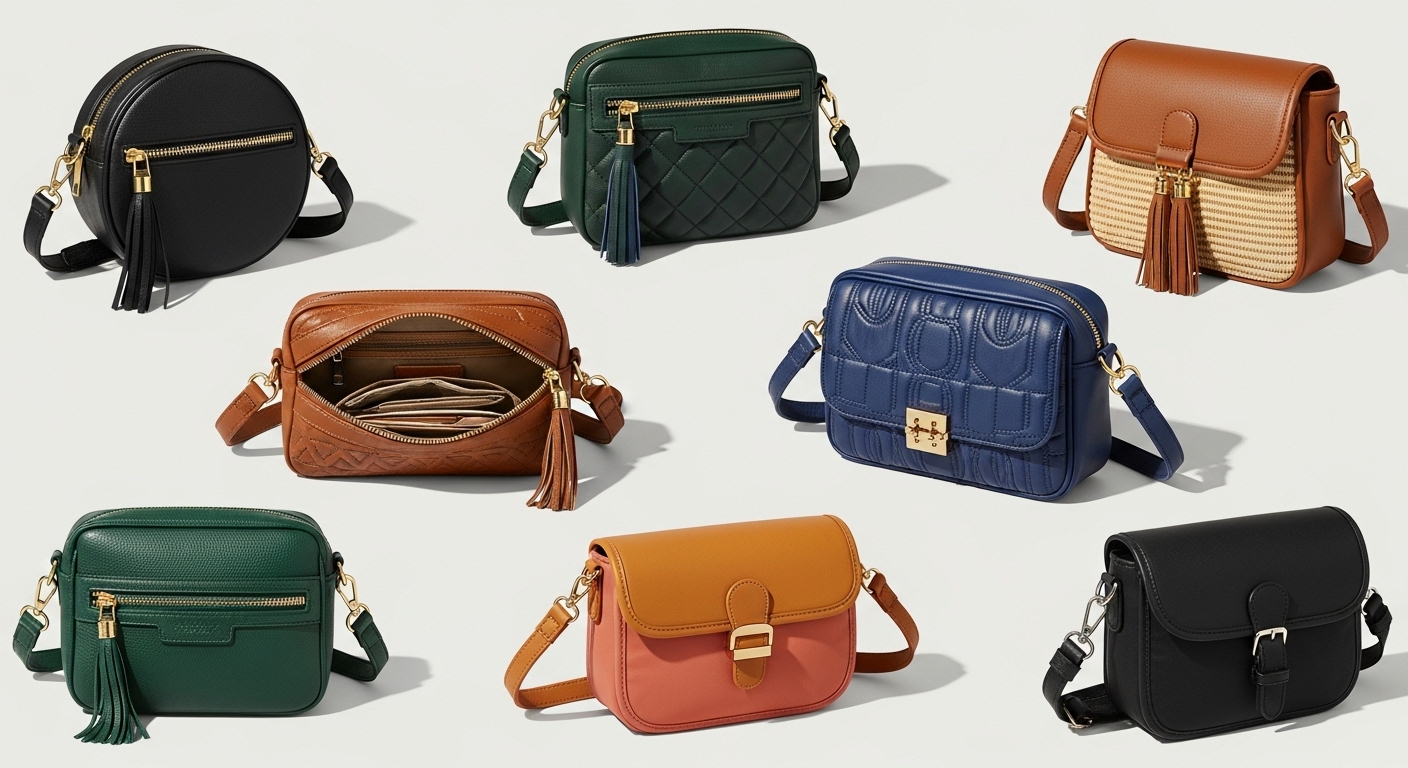 Do small crossbody bags go with both casual and dressy outfits