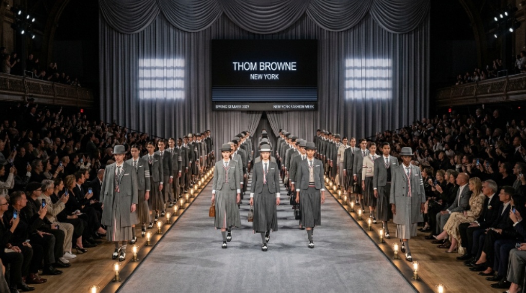 Thom Browne closing show NYFW Spring Summer 2027 New York Fashion Week